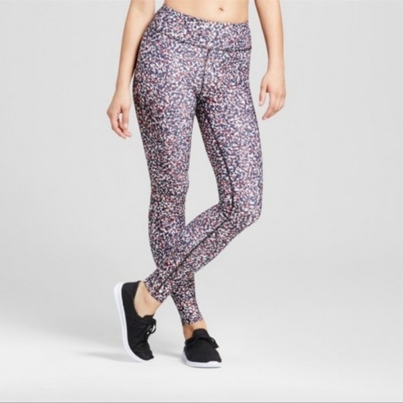 Joy Lab Confetti Print Leggings Extra Small - Picture 1 of 12